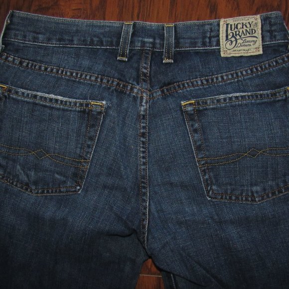 WOMENS LUCKY BRAND CLASSIC RIDER JEANS-PARTY PANTS-PERFECT LIKE NEW-SZ 4 - Picture 5 of 7